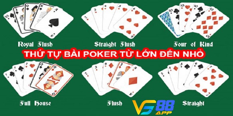 Tại sao anh em cần phải nắm được thứ hạng bài trong Poker?